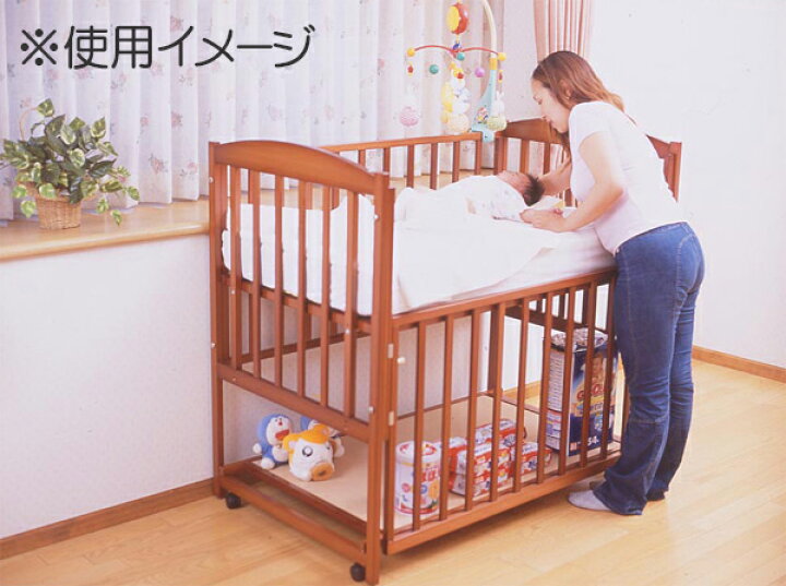 楽天市場】ハイタイプベッド カインド ホワイト 国産 日本製 片側  