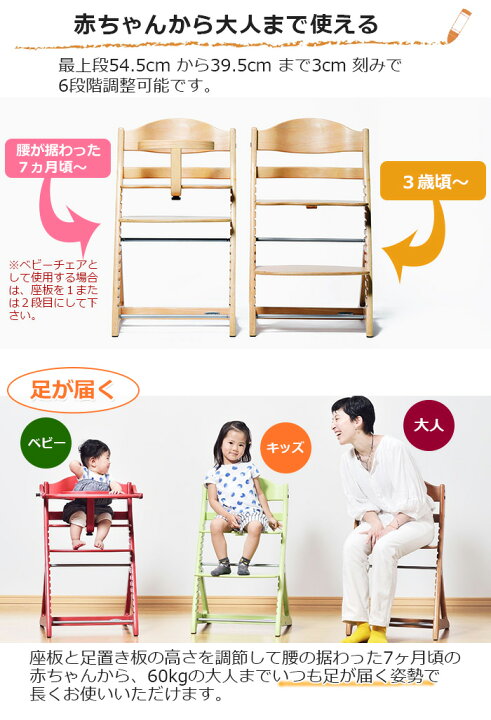 楽天市場】大和屋 すくすくチェア プラス テーブル付き yamatoya  