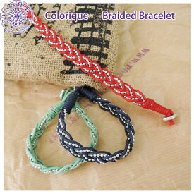 Colorique/カラリク　ブレイド（編み込み）ブレスレット【Ibiza Braided Bracelet】【ミサンガ】【レディース】【メンズ】