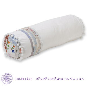 COLORIQUE/JN@||t@[NbVizCgjyBindi Roll Cushion Cover Ice cream Whitezy~`/~`zy{X^[^zyzys[z