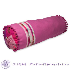 COLORIQUE/JN@||t@[NbViYx[jyBindi Roll Cushion Cover Raspberryzy~`/~`zy{X^[^zyzys[z