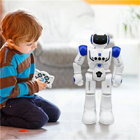 電動ロボット おもちゃ ロボットおもちゃ プログラム可能 ジェスチャ制御 リモコン コントロール 多機能ロボット 歩く 滑走 音楽 ダンス 人型ロボット 電子玩具 USB充電式 ギフト 男の子 ラジコンロボット