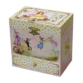 【Enchantmints エンチャントミンツ　オルゴール付きジュエリーボックス フェアリークラシック】オルゴール ボックス ジュエリーケース 宝石箱 木のおもちゃ プレゼント ギフト 木製 クリスマス おすすめ 誕生日プレゼント こども 女の子 御祝