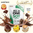 美容成分オールインワン【アンビーク / AMBIQUE】オールインワン ソイプロテイン 1kg 置き換え ダイエット ビタミン11…