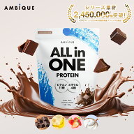 初心者でもはじめやすい"オールインワン"【アンビーク / AMBIQUE】オールインワン プロテイン 1kg 700g …