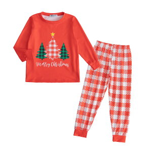 子供用 クリスマス パジャマ 上下セット ルームウェア キッズ 女の子 男の子 長袖 春秋冬用 部屋着 おしゃれ 幼稚園 小学生 ジュニア 寝巻き かわいい ナイトウェア 室内着 クリスマス プレ