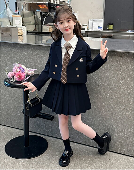 楽天市場】子供服 入学式 卒業式 スーツ 女の子 フォーマル ブレザー 