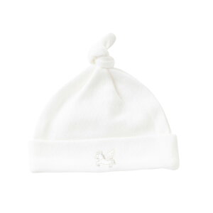 【日本製】 ダイヤフェイス ペガサス 刺繍 帽子 新生児 赤ちゃん ベビー服 綿100% 40-42cm 【春秋冬向け素材】 【月間優良ショップ受賞】