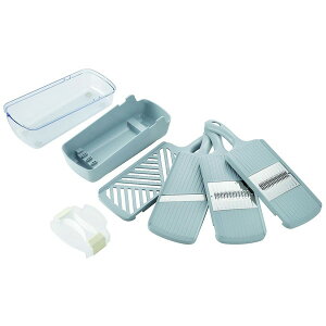 スライサー 千切り セット 野菜 プログレード おろし器 野菜カッター 時短キッチン 受け皿付き 便利 下ごしらえ コンパクト収納 カクセー プログレード ベジタブル調理器セット PG-653