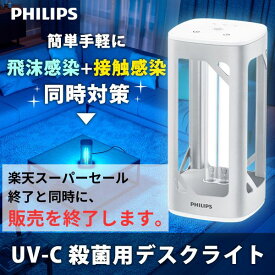 UV-Cデスクライト 殺菌灯 室内 紫外線 殺菌 ライト コロナ ウィルス 対策 フィリップス UV-C 殺菌用デスクライト UVCdesklamp24WSJP