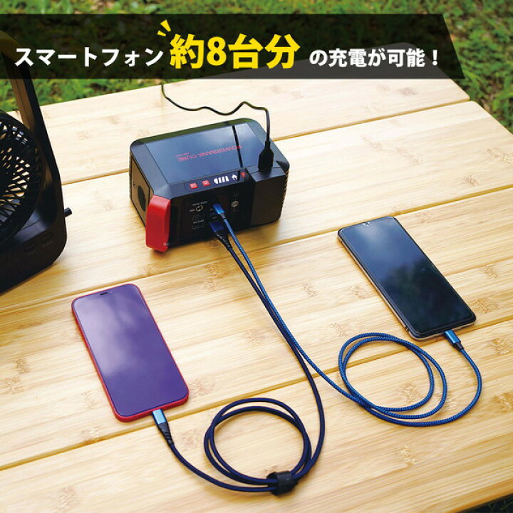 楽天市場】(365日発送)パワーバンクキューブ ポータブル電源 ソーラー 