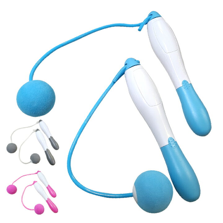 楽天市場 縄なし縄跳び Air縄跳び エア なわとび 調節可 大人用 子供用 ダイエット トレーニング用 ブルー ピンク グレー 室内 室外 送料無料 Babygoods Factory