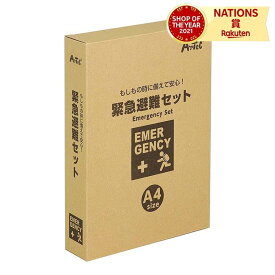 緊急避難セット12点 もしもの時 備えて安心 防災士が厳選した 緊急避難セット 書棚や引き出しに簡単収納 PP他 台風 水害 大雪