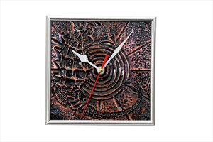 彫金フレーム時計 彫金フレーム 時計 手作り 時計 図工 工作キット 画材 美術 学校教材宿題 自由研究 時計の製作 プレゼント 贈り物 製作