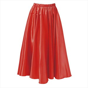 ソフトサテンロングスカート 赤 L アーテック ArTec 衣装 ベース スカート ロング 衣装 仮装 コスチューム 高校生 大人 女の子 文化祭 演劇 舞台 発表会 学芸会