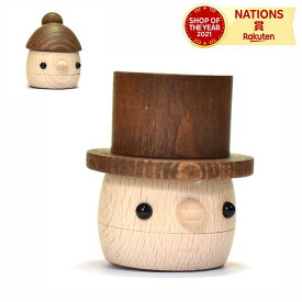 木のおもちゃ こまむぐ どんぐりぱぱ どんぐりまま スロープトイ 知育玩具 ベビー 出産祝い 男の子 女の子 誕生日 プレゼント 木製 ナチュラル シンプル かわいい シルクハット おだんご頭 国産 日本製