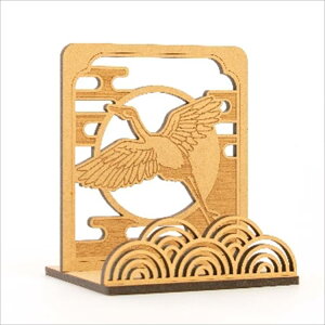 御朱印帳立て 鶴 朱印帳 CRU-CIAL クルーシャル 朱印帳 ご朱印帳 保管 収納 ケース おしゃれ 御朱印 神社 朱印 御朱印帖 お札立て 置き型