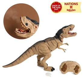 動く恐竜 ティラノサウルス レックス おもちゃ 動く電動恐竜 T-REX リモコン付き 男の子 女の子 誕生日 クリスマス プレゼント ギフト 6歳から F.O.TOYBOX
