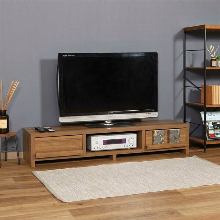 楽天市場】TV台 ﾙｰｸ 150幅 LBR ローボード TV台 テレビ台 おしゃれ 不 