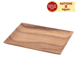 アカシアレクタングルトレー XL 木製食器 皿 プレート おしゃれ かわいい 木製 カフェ カフェ風 ウッド ランチ ギフト プレゼント