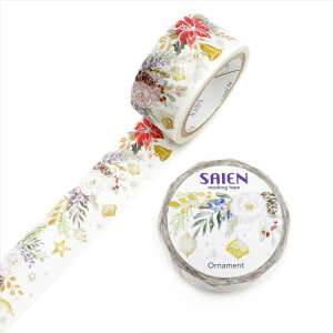 Ornament J~C\Y SAIEN }XLOe[v ┓ }Xe e[v 20mm 5m Ya { 蒠 }H  킢 NX}X