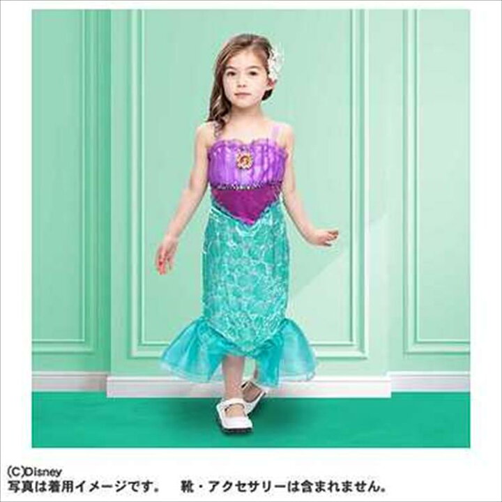楽天市場】ディズニープリンセス キラキラおしゃれドレス アリエル 