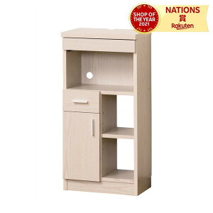 \レビュープレゼント/ NEWルーター収納40 クロシオ 電話台 ルーター収納 モデム収納 幅40 おしゃれ スリム コンパクト 木製 FAX台 ファックス台 白木目