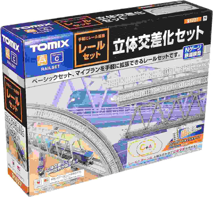 楽天市場】TOMIX Nゲージ レールセット 立体交差化セット Cパターン 