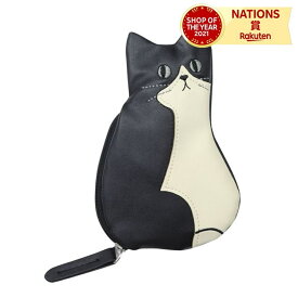 ノアファミリー ポーチ トリオキャットポーチ レディース 猫型ポーチ 猫 ネコ ねこ かわいい 携帯小物 小物入れ アクセサリーケース ピルケース