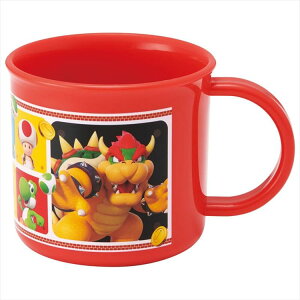 抗菌食洗機対応プラコップ スーパーマリオ23 給食 割れない プラスチック お弁当 幼児 SKATER スケーター ゲームキャラ 男女兼用 男の子 女の子 小学生 流行