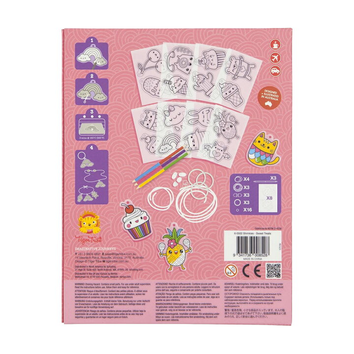 楽天市場 クーポン発行中 プラ板遊び ガール イラスト プラバン 塗り絵セット ペンダント キーホルダー 男の子 女の子 みんなで 楽しい プレゼント オリジナル トライブ ギフト クリスマスプレゼント Babygoods Factory