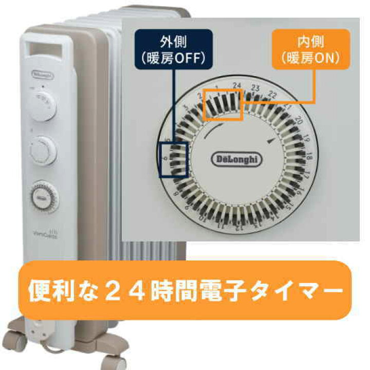 楽天市場】【レンタル】DeLonghi ヴェルティカルド オイルヒーター 