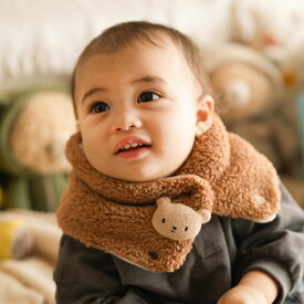 【ネコポス対応】くまさんあったかネックウォーマー(単品)ベビー　防寒 0歳【平日10時までの注文は当日出荷】