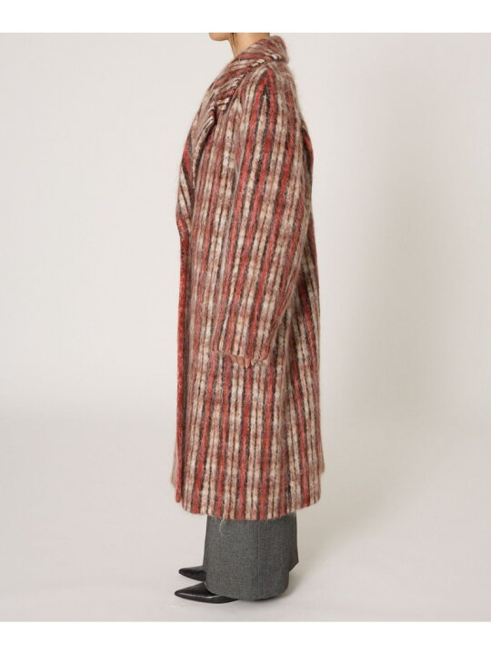 楽天市場】【SALE／60%OFF】シャギーチェックロングコート BABYLONE 