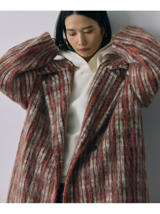 楽天市場】【SALE／60%OFF】シャギーチェックロングコート BABYLONE 