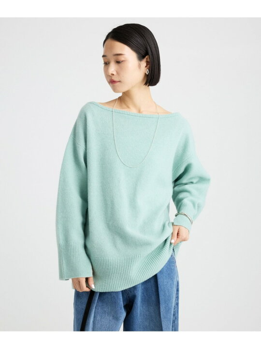 楽天市場】【SALE／50%OFF】ウールカシミヤボートネックプルオーバー  