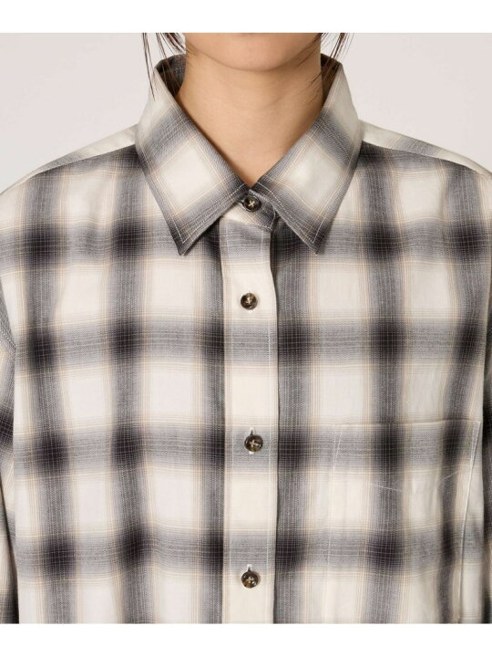 楽天市場】【SALE／20%OFF】起毛オンブレチェックシャツ BABYLONE 