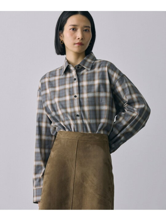 楽天市場】【SALE／20%OFF】起毛オンブレチェックシャツ BABYLONE 