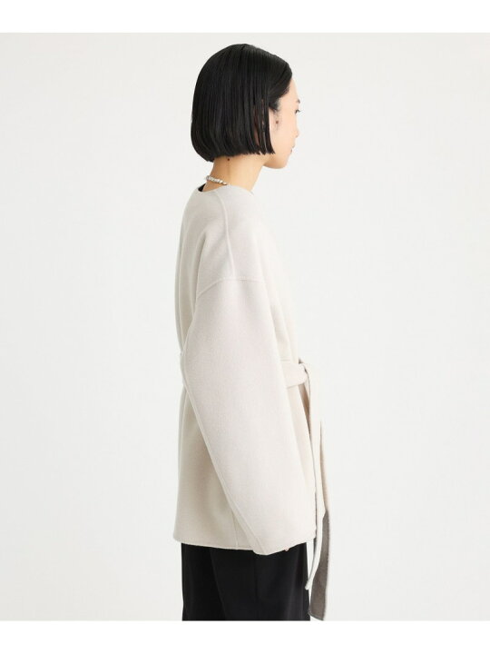 楽天市場】【SALE／60%OFF】リバーノーカラーコート BABYLONE バビロン 