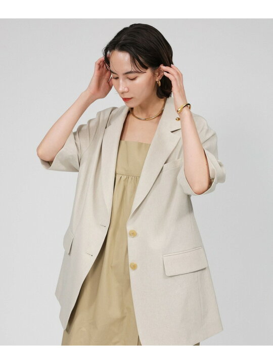 楽天市場】【SALE／32%OFF】リネンライク2Bジャケット BABYLONE 