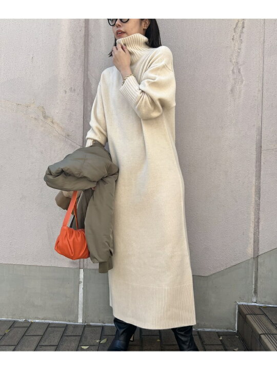 楽天市場】【SALE／30%OFF】ウールカシミヤIラインワンピース BABYLONE  