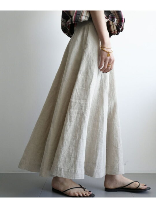 楽天市場】【SALE／40%OFF】リネンロングフレアスカート BABYLONE  
