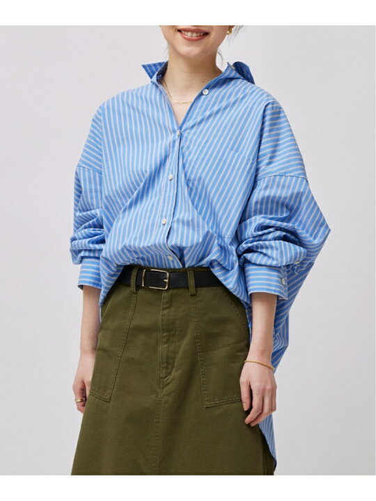 楽天市場】【SALE／30%OFF】オーバーBIGストライプシャツ BABYLONE 