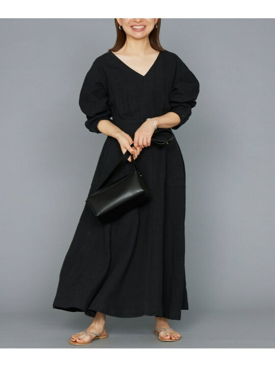 楽天市場】【SALE／50%OFF】リネンワッシャーフレアワンピース  