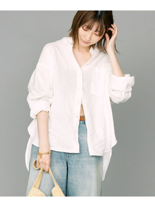 楽天市場】【SALE／30%OFF】リネンBIGシルエットシャツ BABYLONE 
