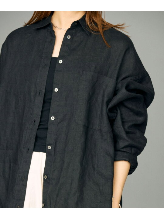 楽天市場】【SALE／30%OFF】リネンBIGシルエットシャツ BABYLONE 