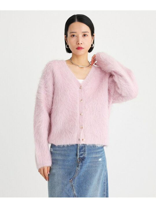 楽天市場】【SALE／57%OFF】シャギーライトニットカーディガン 