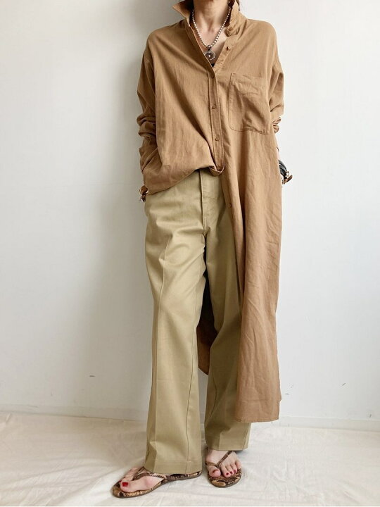 楽天市場】【SALE／40%OFF】リネンシャツワンピース BABYLONE バビロン 