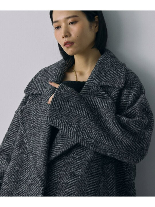 楽天市場】【SALE／30%OFF】ヘリンボーンミドルコート BABYLONE  
