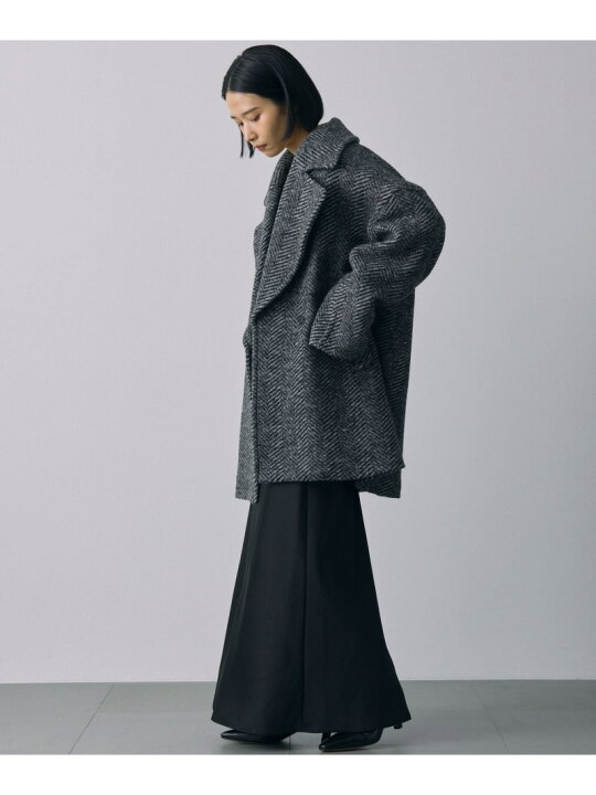 楽天市場】【SALE／30%OFF】ヘリンボーンミドルコート BABYLONE 